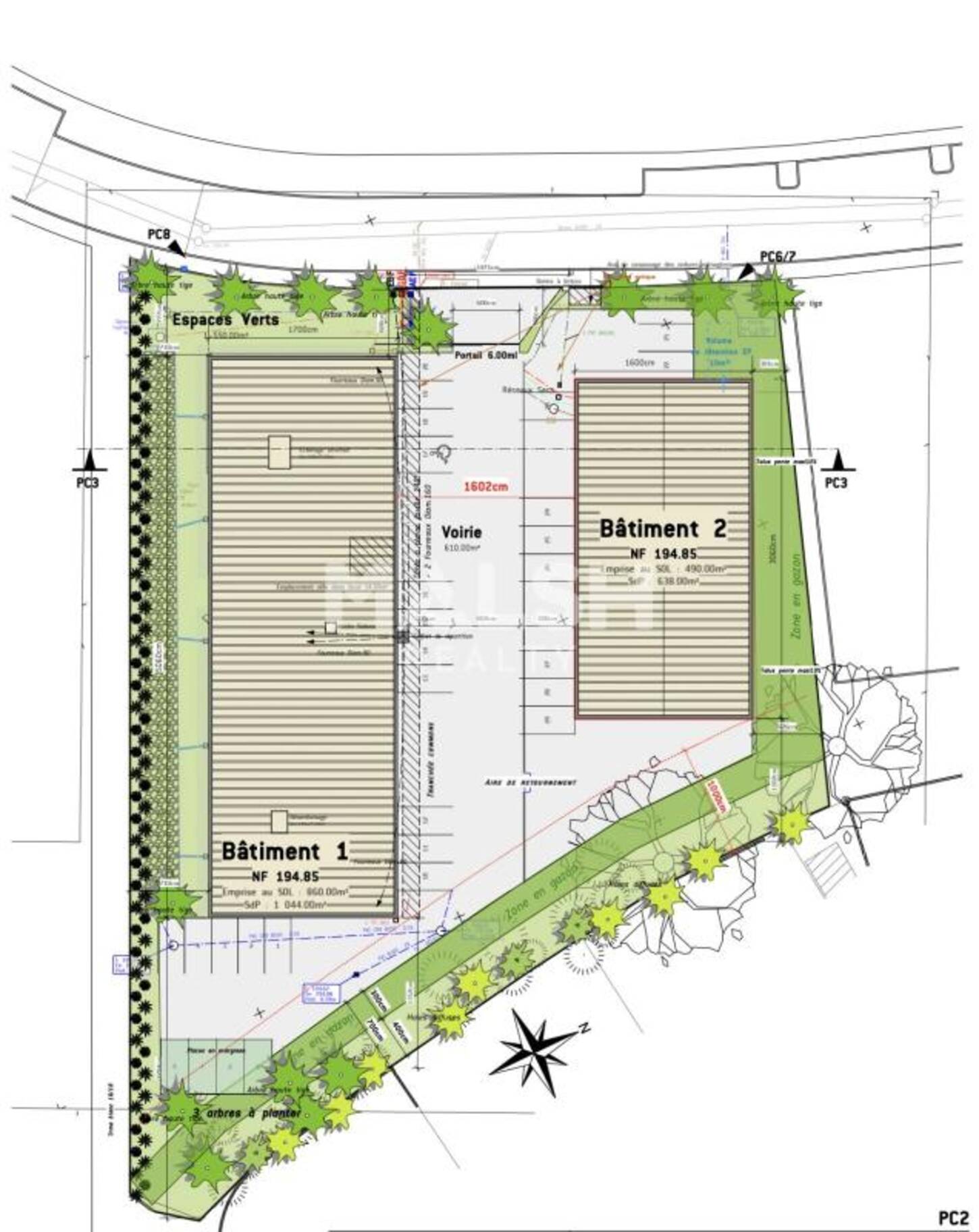 MALSH Realty & Property - Local d'activités - Extérieurs NORD (Villefranche / Belleville) - Gleizé - 2