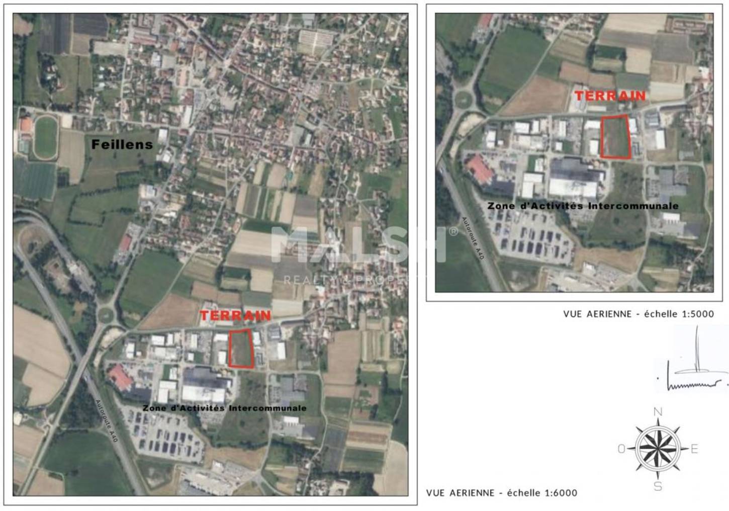 MALSH Realty & Property - Terrain - Extérieurs NORD (Villefranche / Belleville) - Feillens - 2