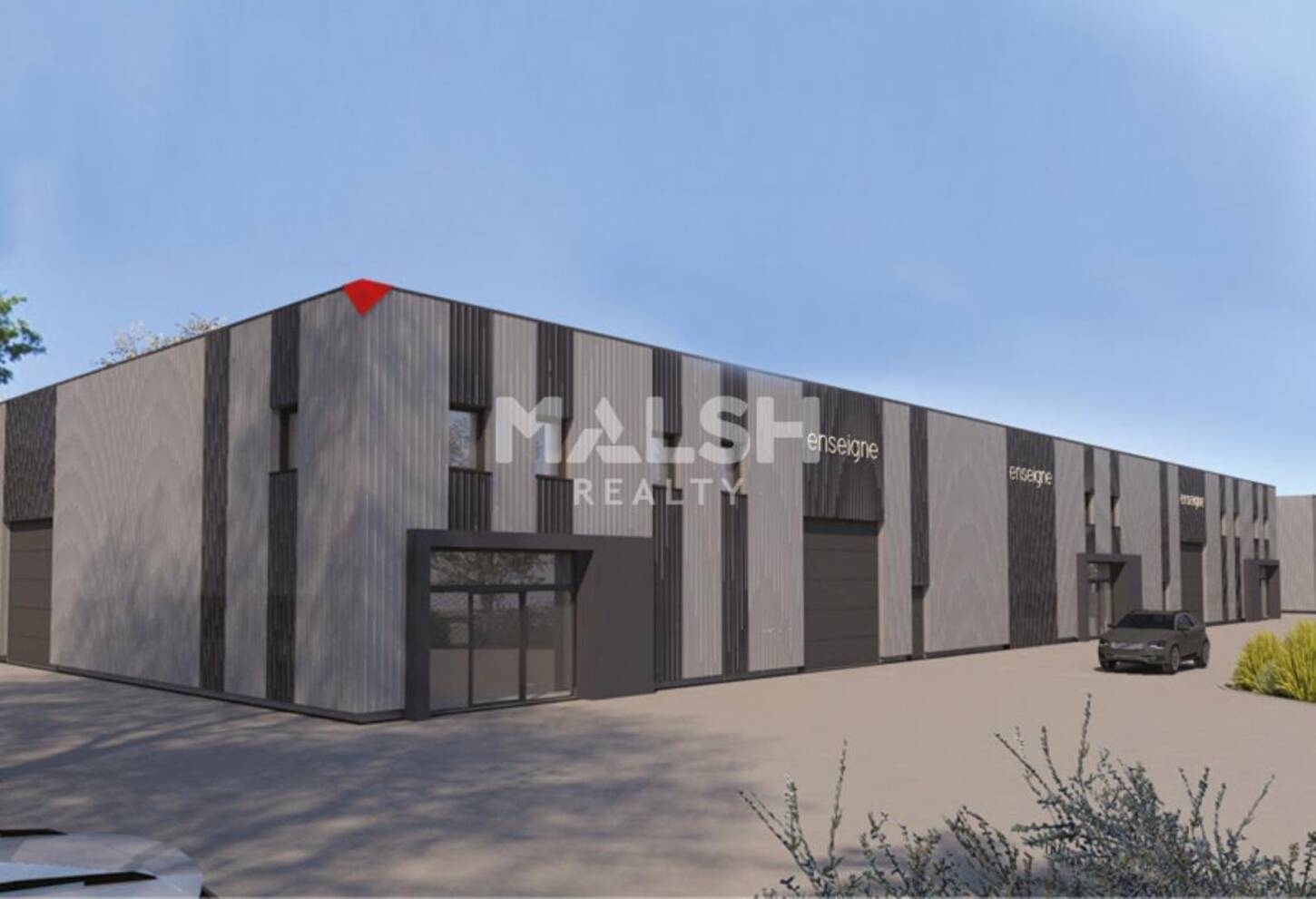 MALSH Realty & Property - Local d'activités - Extérieurs NORD (Villefranche / Belleville) - Péronnas - 2