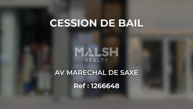 MALSH Realty & Property - Local commercial - Lyon 6° - Lyon 6 - 1