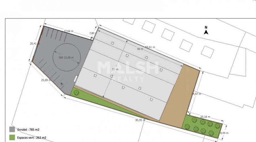 MALSH Realty & Property - Local d'activités - Extérieurs NORD (Villefranche / Belleville) - Belleville - 6