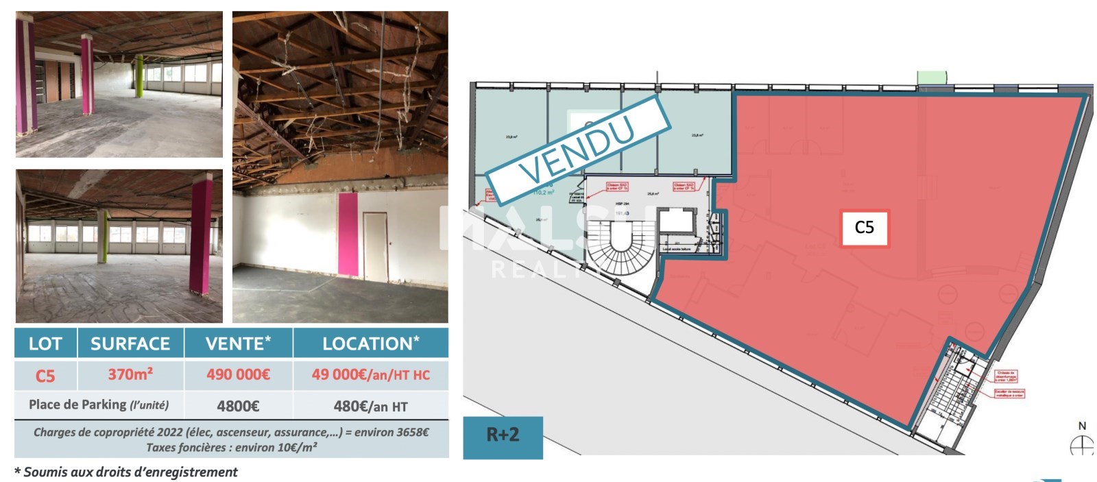 MALSH Realty & Property - Bureau - Extérieurs NORD (Villefranche / Belleville) - Villefranche-sur-Saône - 11