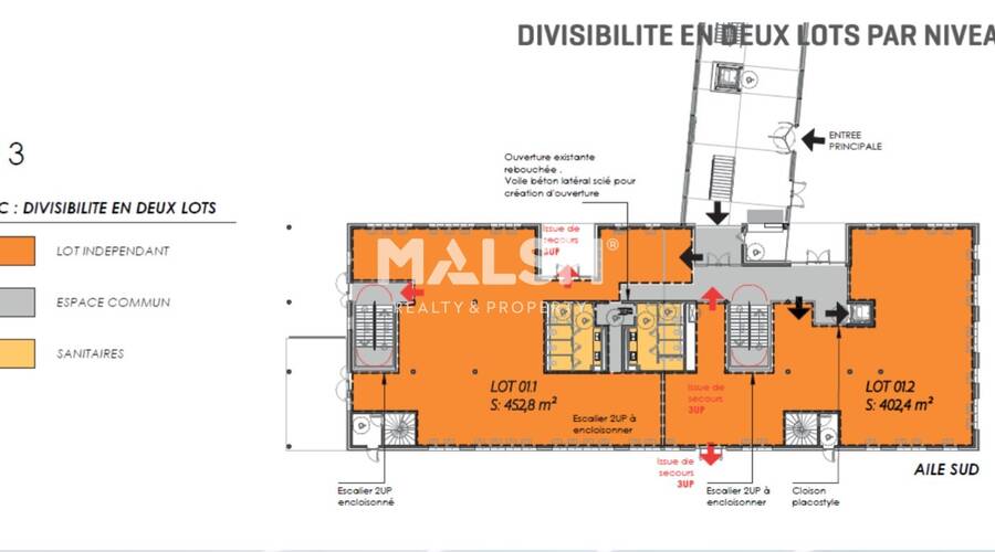 MALSH Realty & Property - Bureau - Lyon Nord Ouest (Techlid / Monts d'Or) - Dardilly - 9