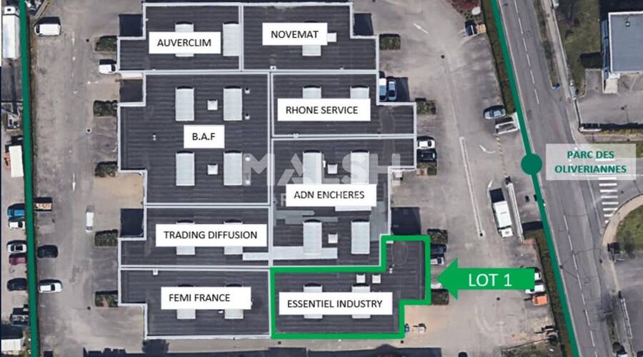 MALSH Realty & Property - Local d'activités - Lyon Nord Est (Rhône Amont) - Décines-Charpieu - 26