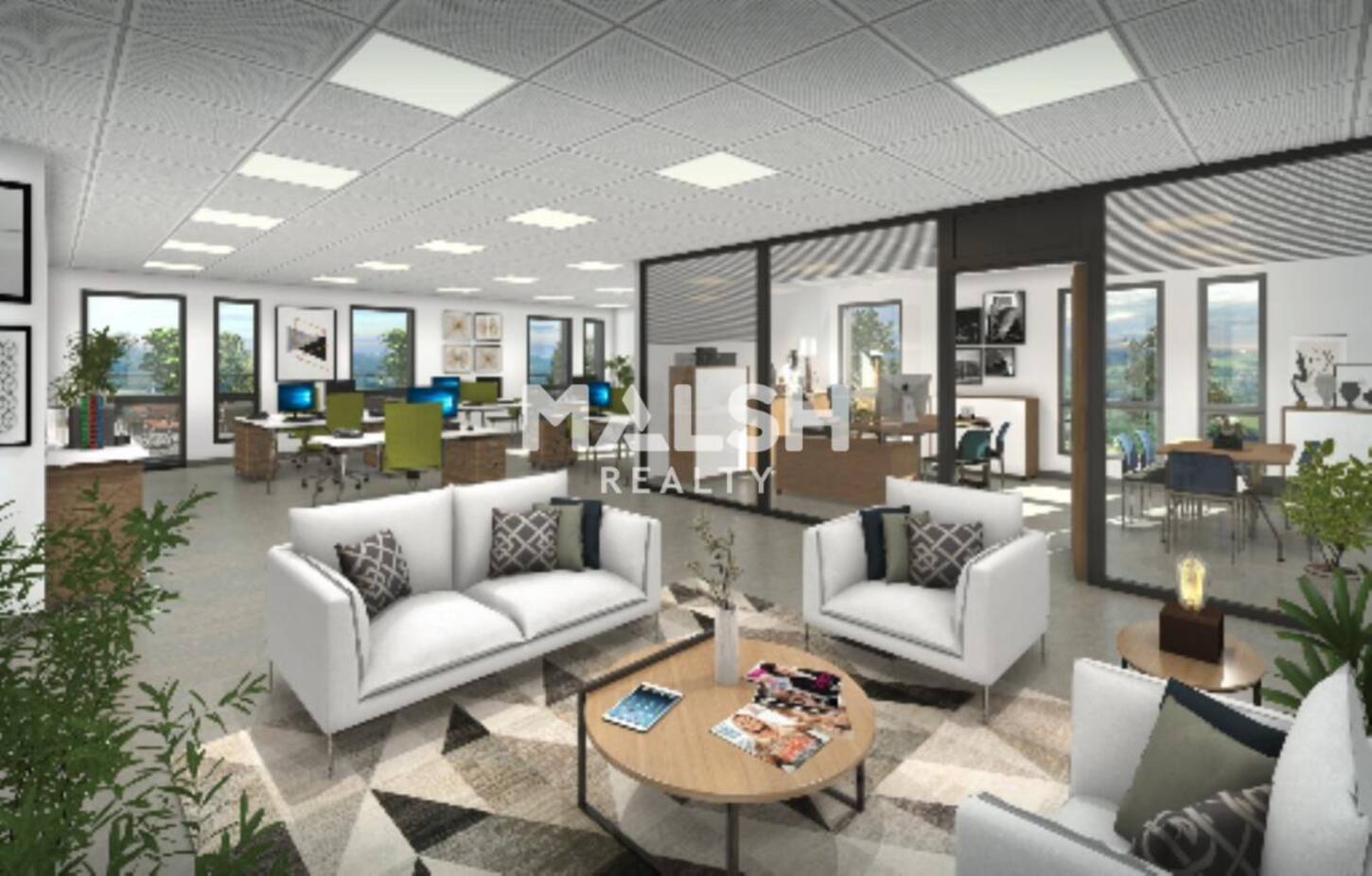 MALSH Realty & Property - Bureau - Extérieurs NORD (Villefranche / Belleville) - Gleizé - 2