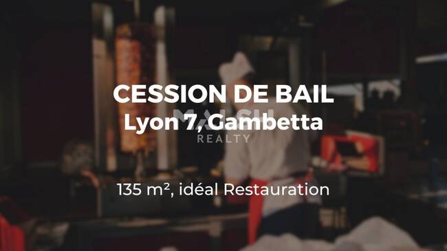MALSH Realty & Property - Local commercial - Lyon 7° / Gerland - Lyon 7 - 1