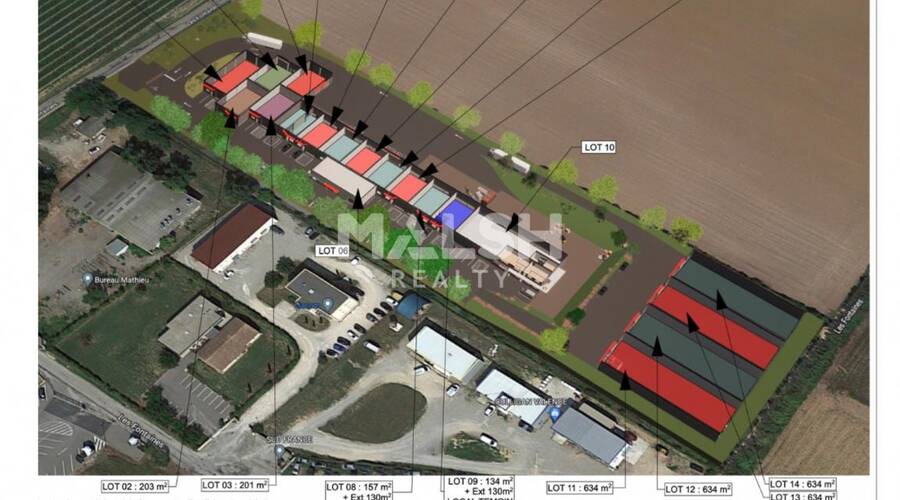 MALSH Realty & Property - Local d'activités - Extérieurs SUD  (Vallée du Rhône) - Chabeuil - 6