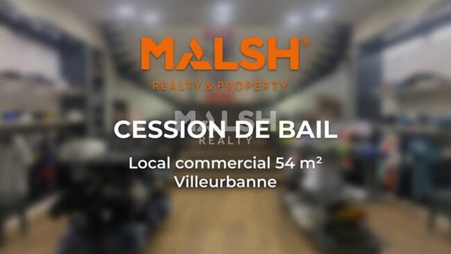 MALSH Realty & Property - Local commercial - Carré de Soie / Grand Clément / Bel Air - Villeurbanne - 1