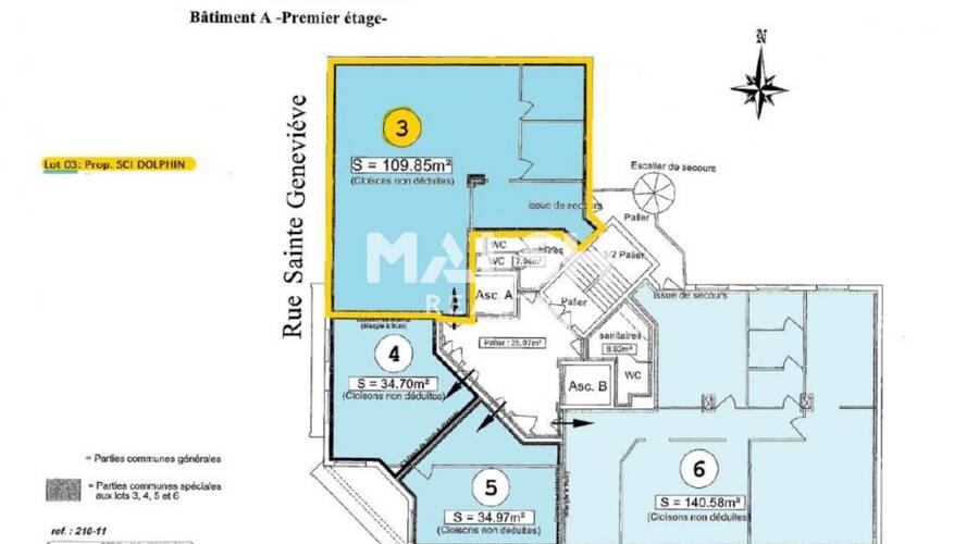 MALSH Realty & Property - Bureau - Lyon 6° - Lyon 6 - 6