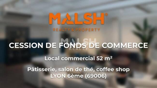MALSH Realty & Property - Local commercial - Lyon 6° - Lyon 6 - 1