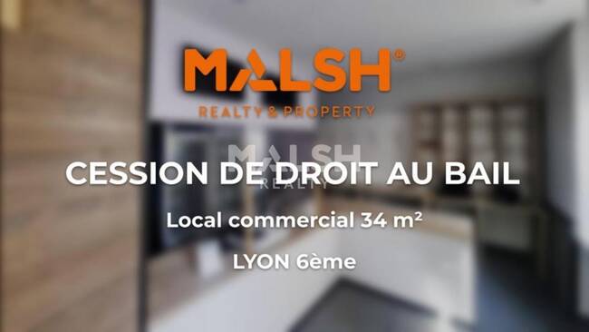 MALSH Realty & Property - Local commercial - Lyon 6° - Lyon 6 - 1