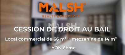 MALSH Realty & Property - Local commercial - Lyon 6° - Lyon 6 - 1