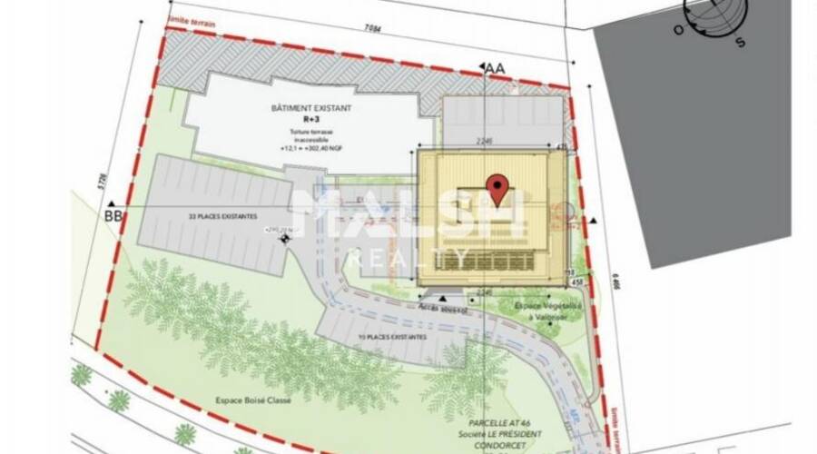 MALSH Realty & Property - Bureau - Lyon Nord Ouest (Techlid / Monts d'Or) - Dardilly - 6