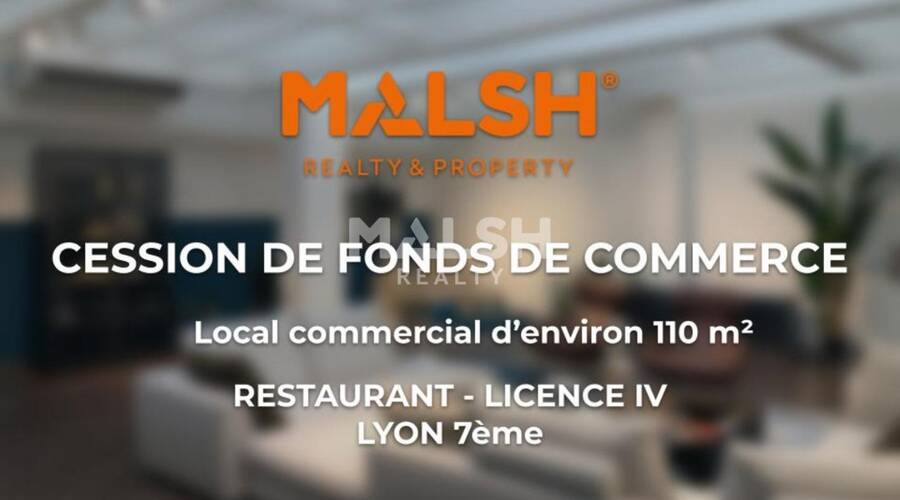 MALSH Realty & Property - Local commercial - Lyon 7° / Gerland - Lyon 7 - 1