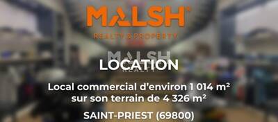 MALSH Realty & Property - Local commercial - Lyon EST (St Priest /Mi Plaine/ A43 / Eurexpo) - Saint-Priest - 1