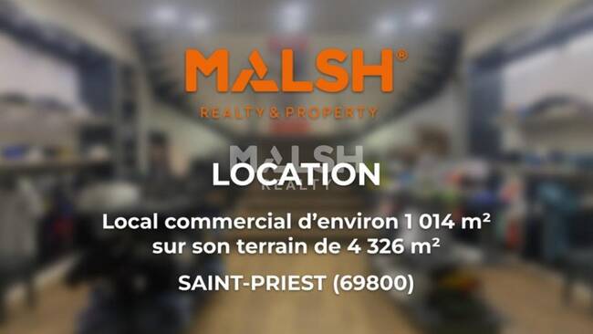 MALSH Realty & Property - Local commercial - Lyon EST (St Priest /Mi Plaine/ A43 / Eurexpo) - Saint-Priest - 1