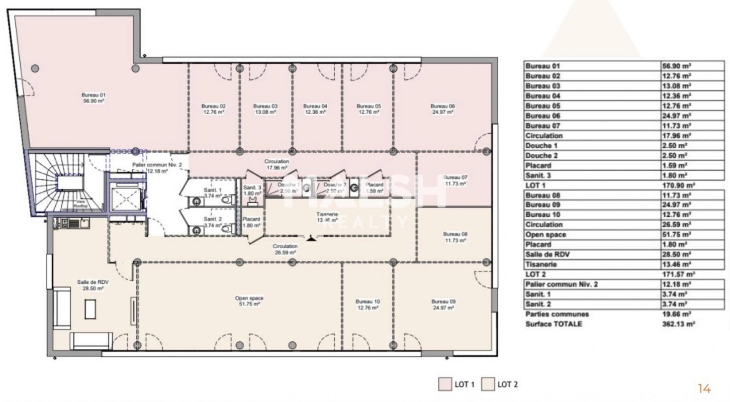 MALSH Realty & Property - Bureau - Lyon Nord Ouest (Techlid / Monts d'Or) - Dardilly - 8