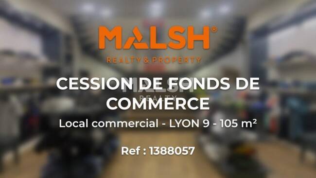 MALSH Realty & Property - Local commercial - Lyon 9° / Vaise - Lyon 9 - 1
