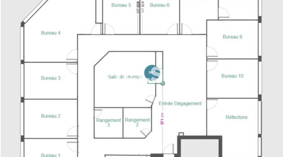 MALSH Realty & Property - Bureau - Lyon 9° / Vaise - Lyon 9 - 14