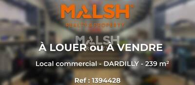 MALSH Realty & Property - Local commercial - Lyon Nord Ouest (Techlid / Monts d'Or) - Dardilly - 1