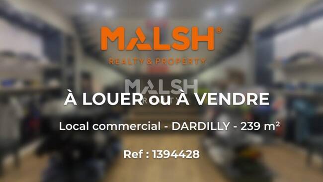 MALSH Realty & Property - Local commercial - Lyon Nord Ouest (Techlid / Monts d'Or) - Dardilly - 1