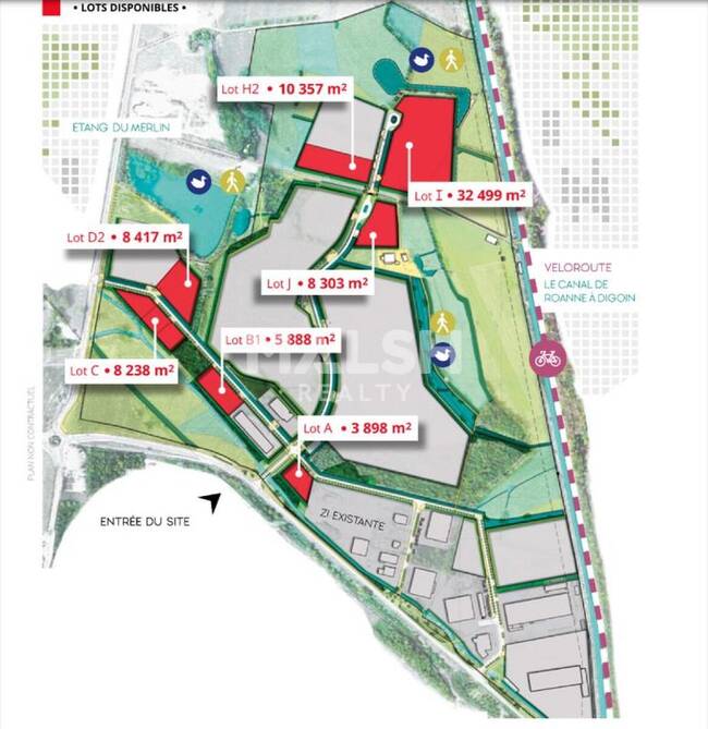 MALSH Realty & Property - Terrain - Nord 42 - Mably - 1