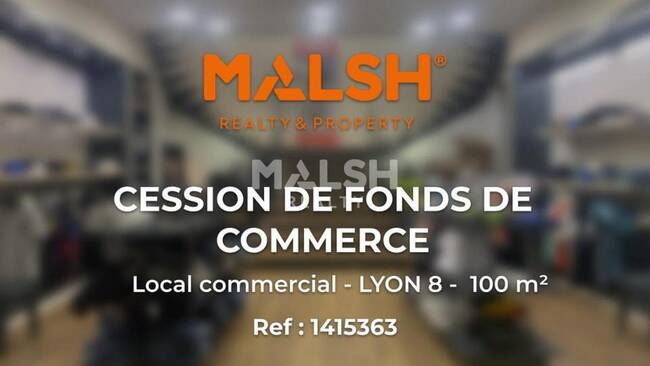 MALSH Realty & Property - Local commercial - Lyon 8°/ Hôpitaux - Lyon 8 - 1