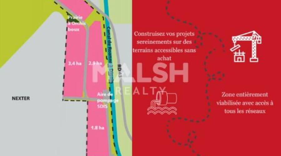 MALSH Realty & Property - Terrain - Nord 42 - Roanne - 3