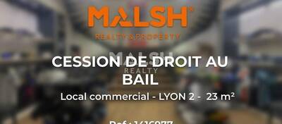 MALSH Realty & Property - Local commercial - Lyon - Presqu'île - Lyon 2 - 1