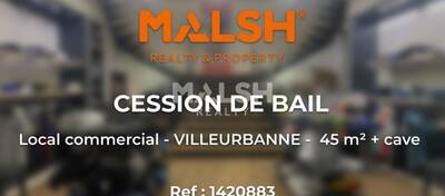 MALSH Realty & Property - Local commercial - Carré de Soie / Grand Clément / Bel Air - Villeurbanne - 1