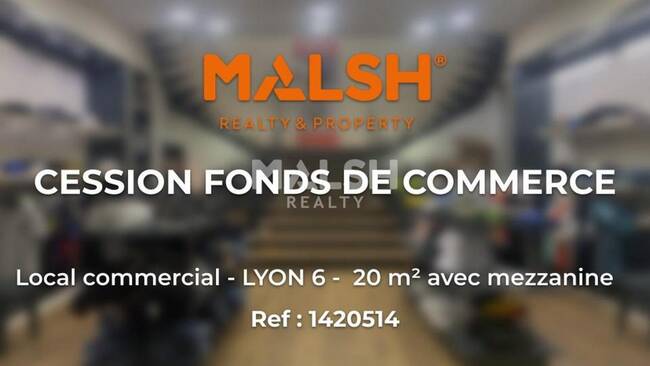 MALSH Realty & Property - Local commercial - Lyon 6° - Lyon 6 - 1