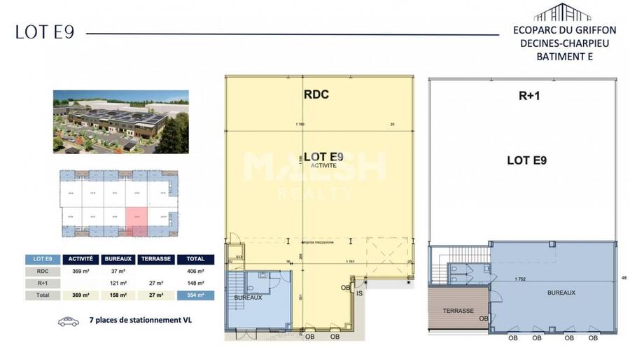 MALSH Realty & Property - Local d'activités - Lyon Nord Est (Rhône Amont) - Décines-Charpieu - 43