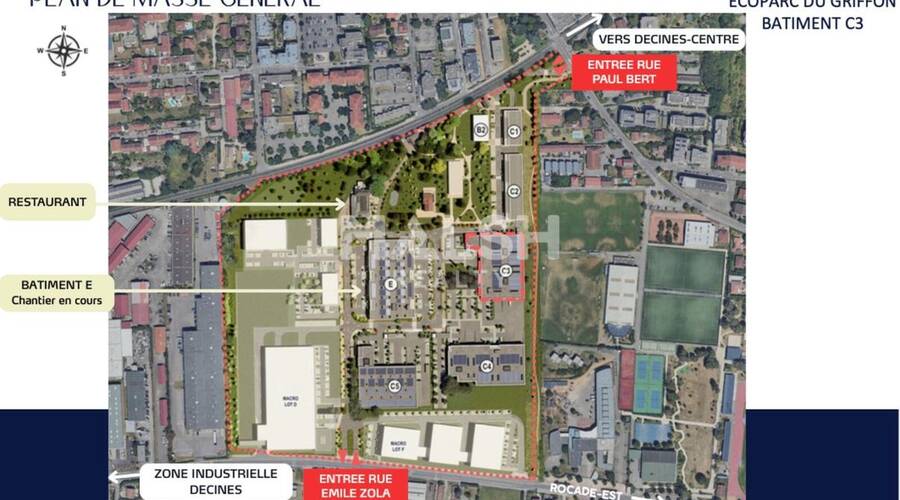 MALSH Realty & Property - Local d'activités - Lyon Nord Est (Rhône Amont) - Décines-Charpieu - 45