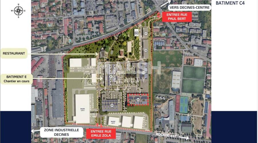 MALSH Realty & Property - Local d'activités - Lyon Nord Est (Rhône Amont) - Décines-Charpieu - 54