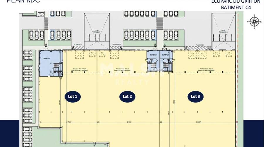 MALSH Realty & Property - Local d'activités - Lyon Nord Est (Rhône Amont) - Décines-Charpieu - 56