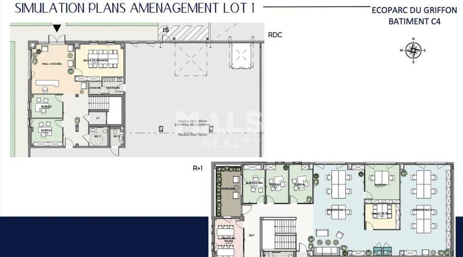 MALSH Realty & Property - Local d'activités - Lyon Nord Est (Rhône Amont) - Décines-Charpieu - 58