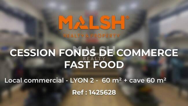 MALSH Realty & Property - Local commercial - Lyon - Presqu'île - Lyon 2 - 1