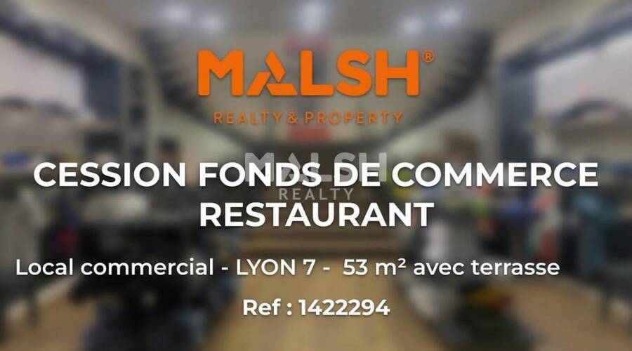 MALSH Realty & Property - Local commercial - Lyon 7° / Gerland - Lyon 7 - 1