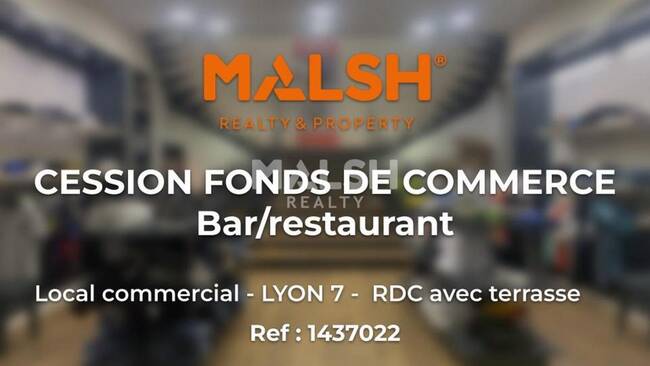 MALSH Realty & Property - Local commercial - Lyon 7° / Gerland - Lyon 7 - 1