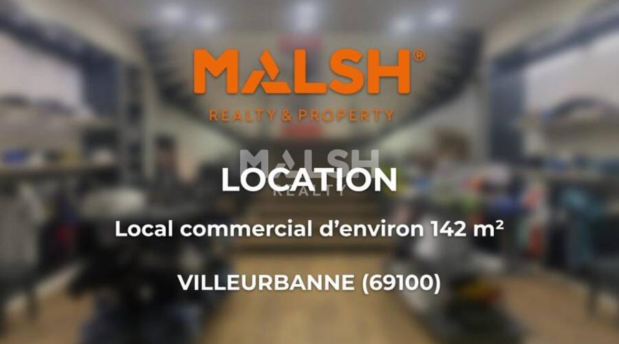 MALSH Realty & Property - Local commercial - Carré de Soie / Grand Clément / Bel Air - Villeurbanne - 1