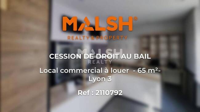 MALSH Realty & Property - Local commercial - Lyon 3 - 1