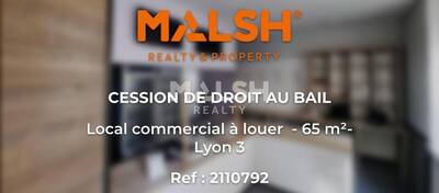 MALSH Realty & Property - Local commercial - Lyon 3 - 1
