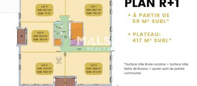 MALSH Realty & Property - Bureau - Lyon Nord Ouest (Techlid / Monts d'Or) - Dardilly - 10