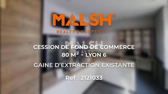 MALSH Realty & Property - Local commercial - Lyon 6° - Lyon 6 - 1