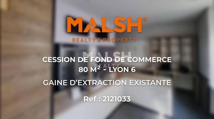 MALSH Realty & Property - Local commercial - Lyon 6° - Lyon 6 - 1