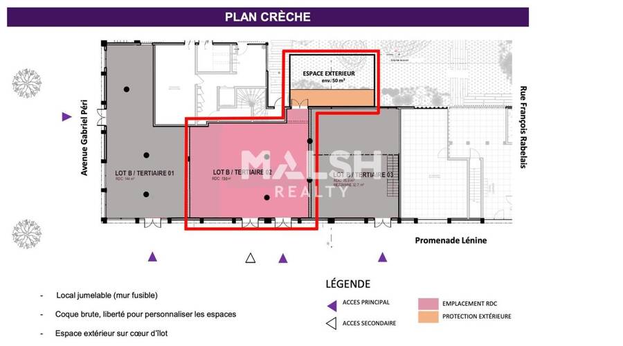 MALSH Realty & Property - Bureau - Carré de Soie / Grand Clément / Bel Air - Vaulx-en-Velin - 4