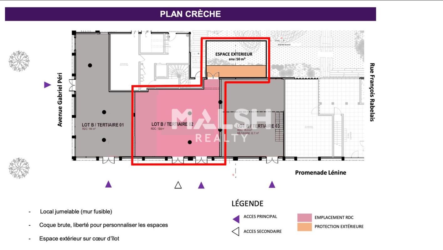 MALSH Realty & Property - Bureau - Carré de Soie / Grand Clément / Bel Air - Vaulx-en-Velin - 4