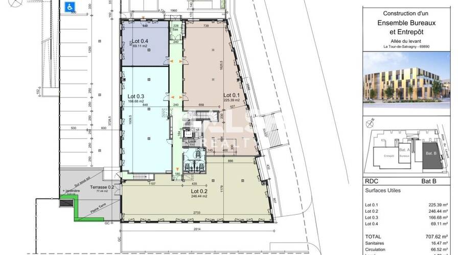 MALSH Realty & Property - Bureau - Lyon Nord Ouest (Techlid / Monts d'Or) - Tour-de-Salvagny - 4