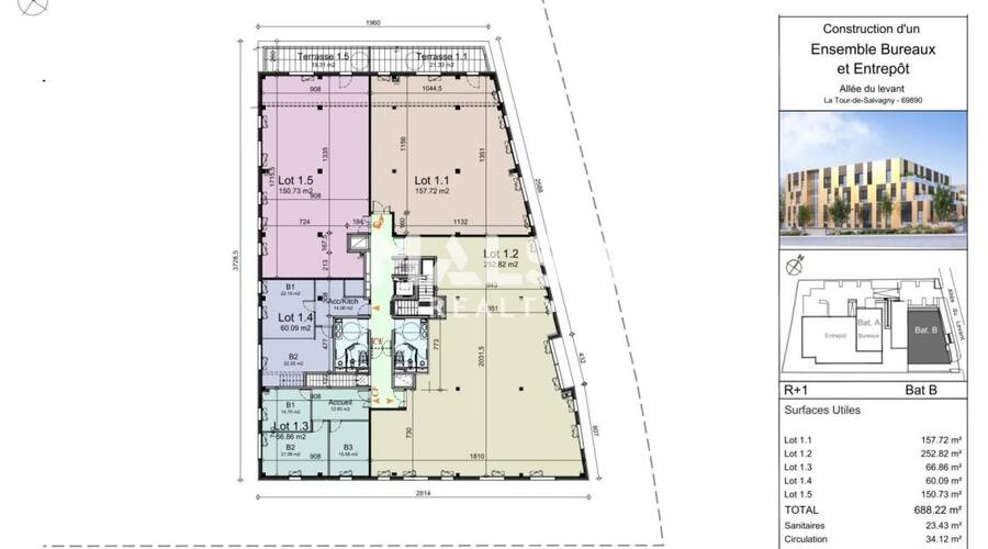 MALSH Realty & Property - Bureau - Lyon Nord Ouest (Techlid / Monts d'Or) - Tour-de-Salvagny - 5