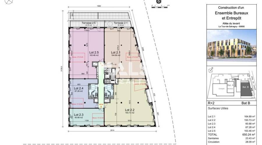 MALSH Realty & Property - Bureau - Lyon Nord Ouest (Techlid / Monts d'Or) - Tour-de-Salvagny - 7